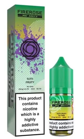 Product Image of Tutti Fruity Nic Salt E-Liquid by Firerose 5000 Salts 10ml